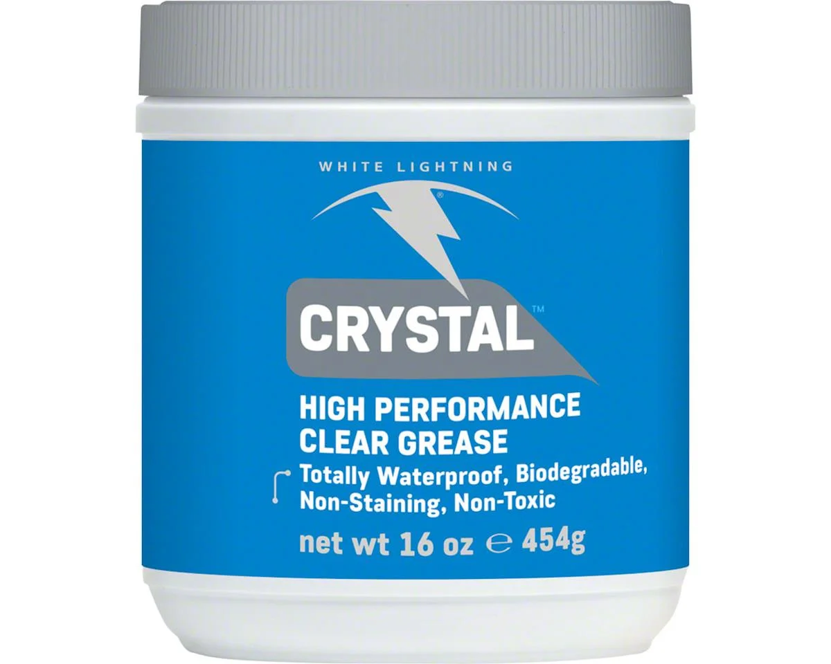 White Lightning Crystal Clear Grease (Tub) (16oz)